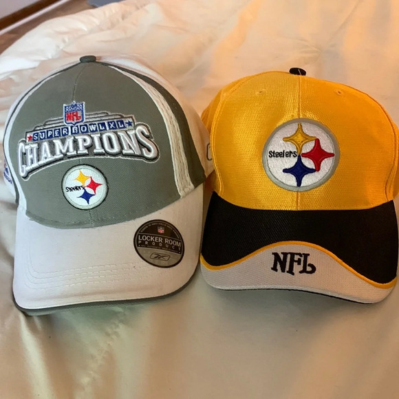 New Collector Official NFL Pittsburgh Steelers Hats Set of 2 - Picture 1 of 9